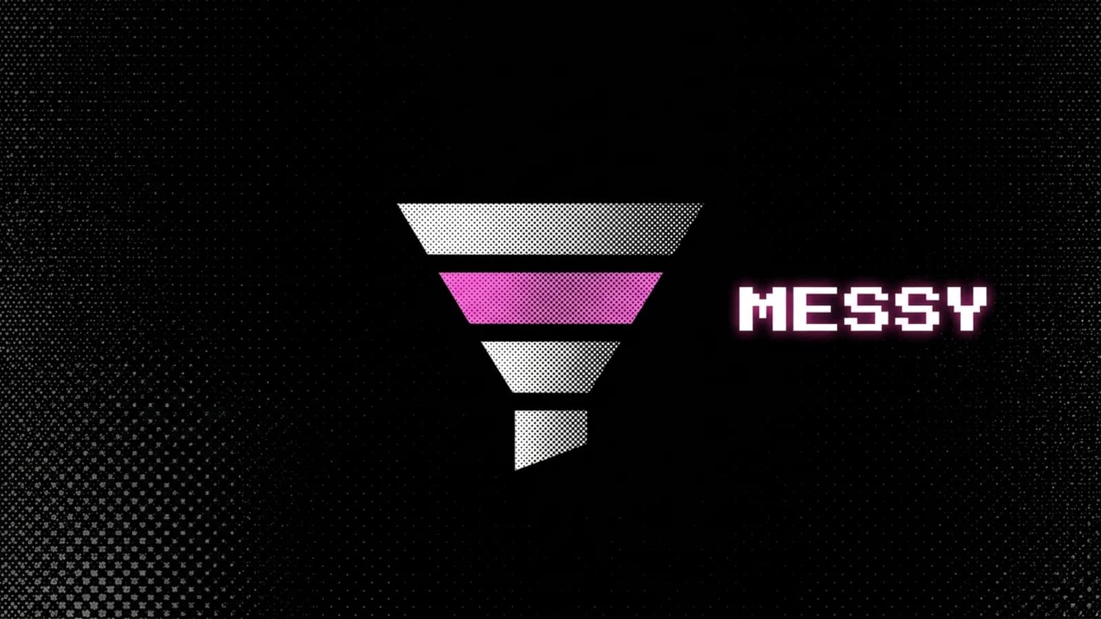 Halftone-Funnel mit einem pinken gemessenen Segment, Ecommerce Conversion-Rate-Optimierung