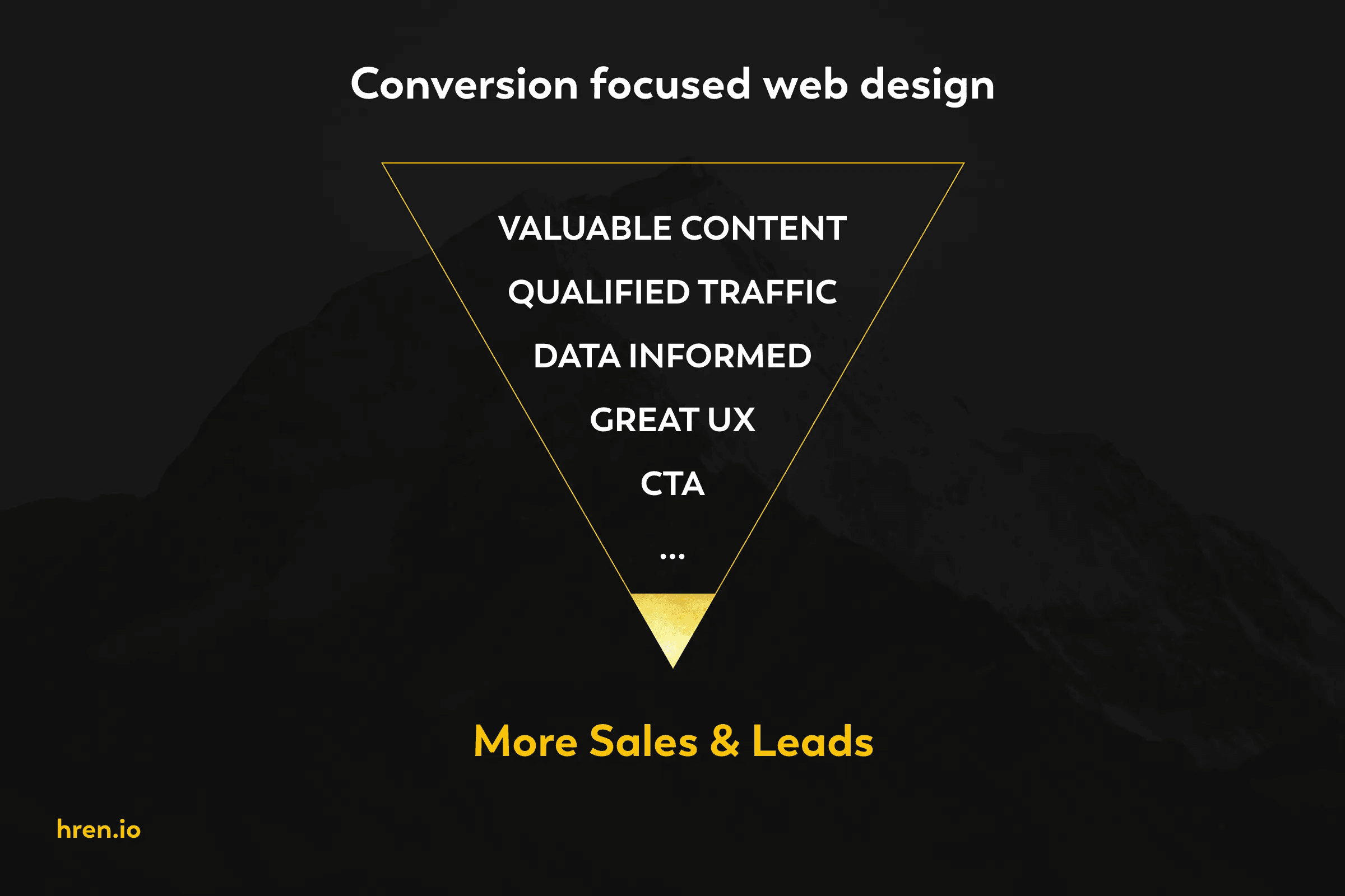 Conversion focused web design