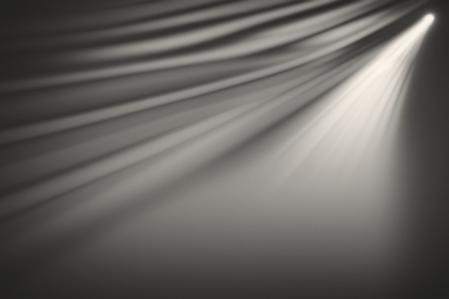 abstract image of spotlight effect bias in black and white