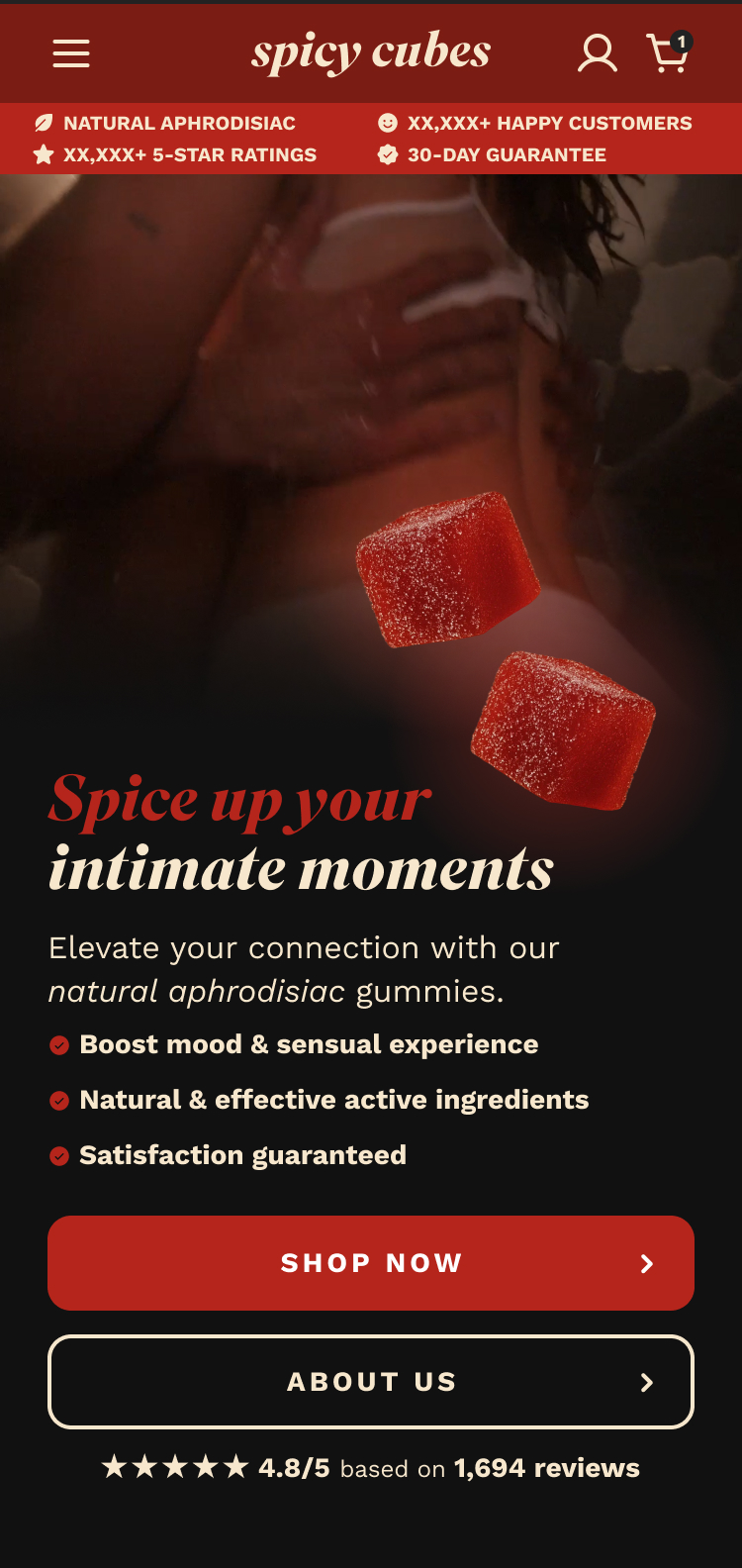 Spicy Cubes